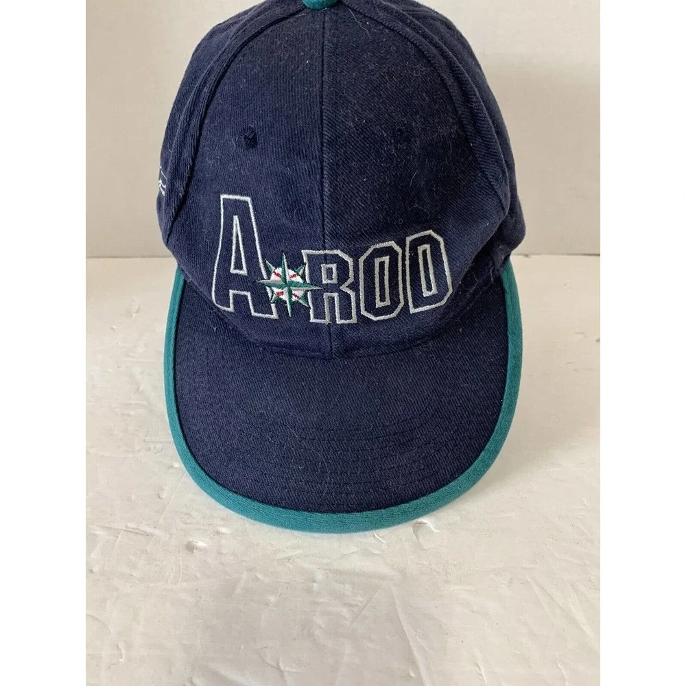 Seattle Mariners A-Rod #3 SignaturePromo Cap Virginia Mason Dk‎ Blue and Teal